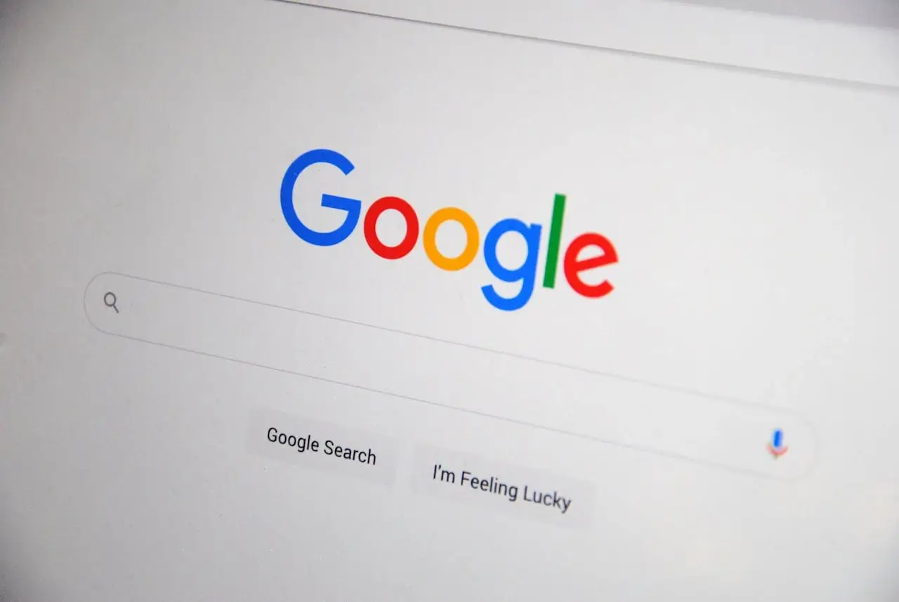 Screenshot of the Google Search page